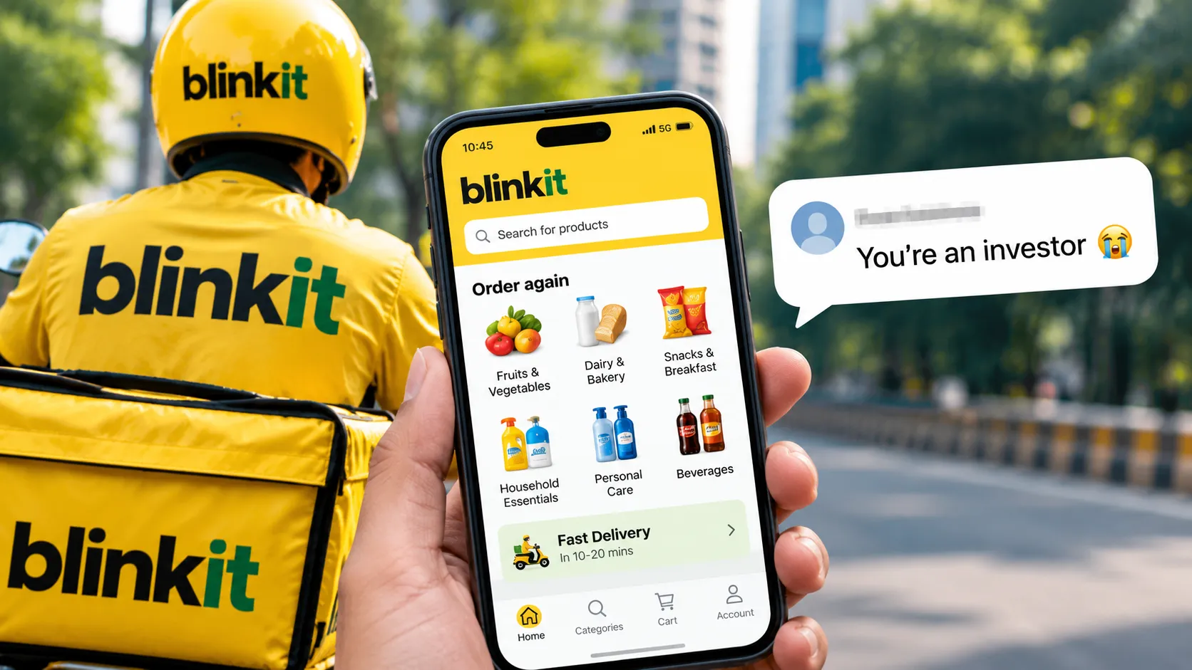 Man Says Daily ₹800 Blinkit Orders Are a Perfectly Reasonable Basis for Joining Company