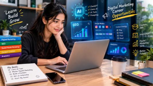AI Skills and Digital Marketing Jobs in 2026 What Should Freshers Learn?