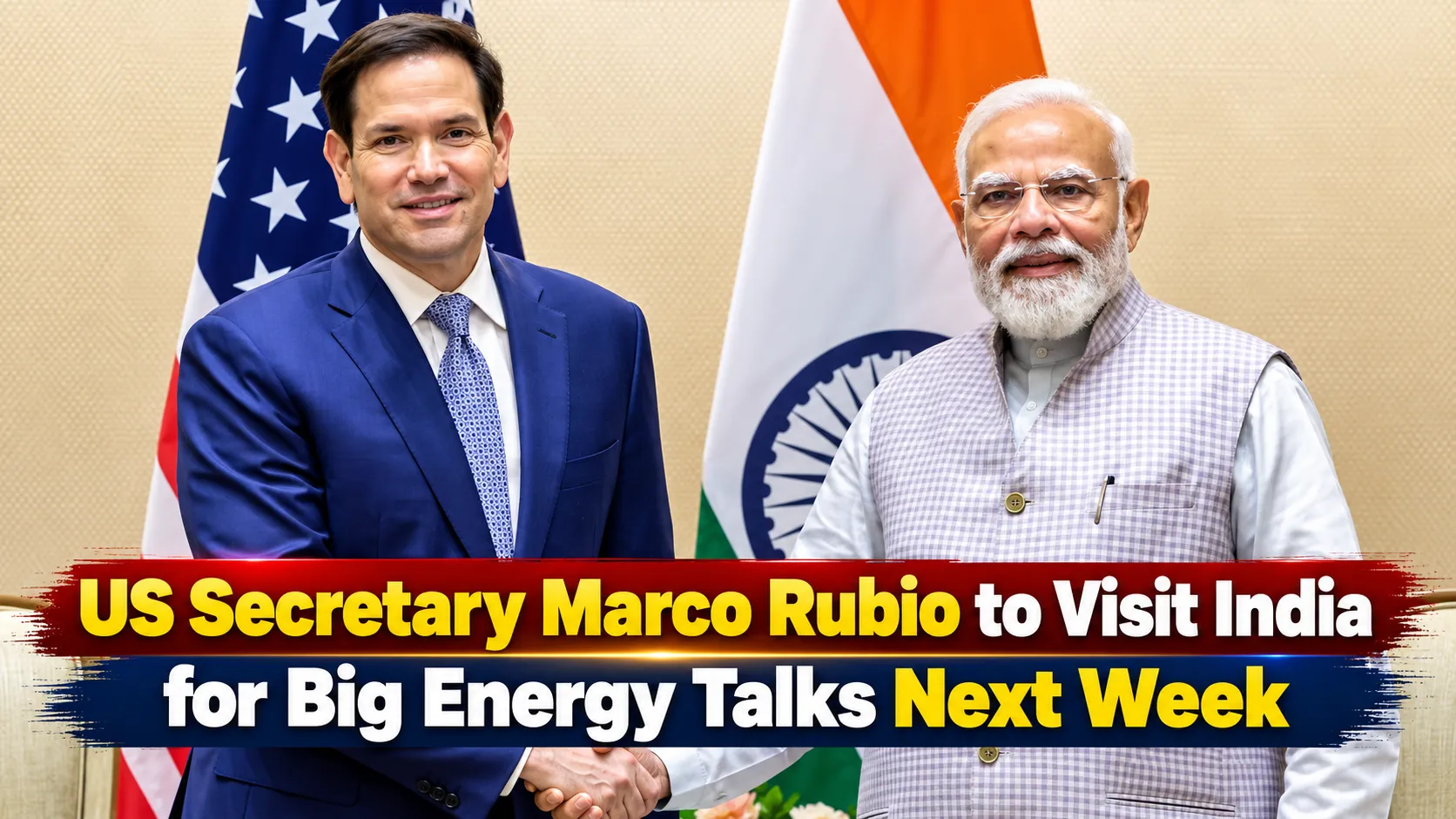 US State Secretary Marco Rubio Heading to India Next Week for High Stakes Energy Talks