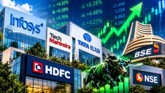 Indian IT Stocks Rise On Stock Markets As Investors Focus On Tech Rally