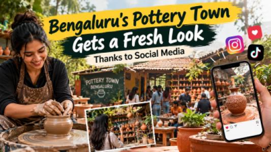 Bengaluru Pottery Town Gets a Fresh Look as Social Media Draws Young Visitors