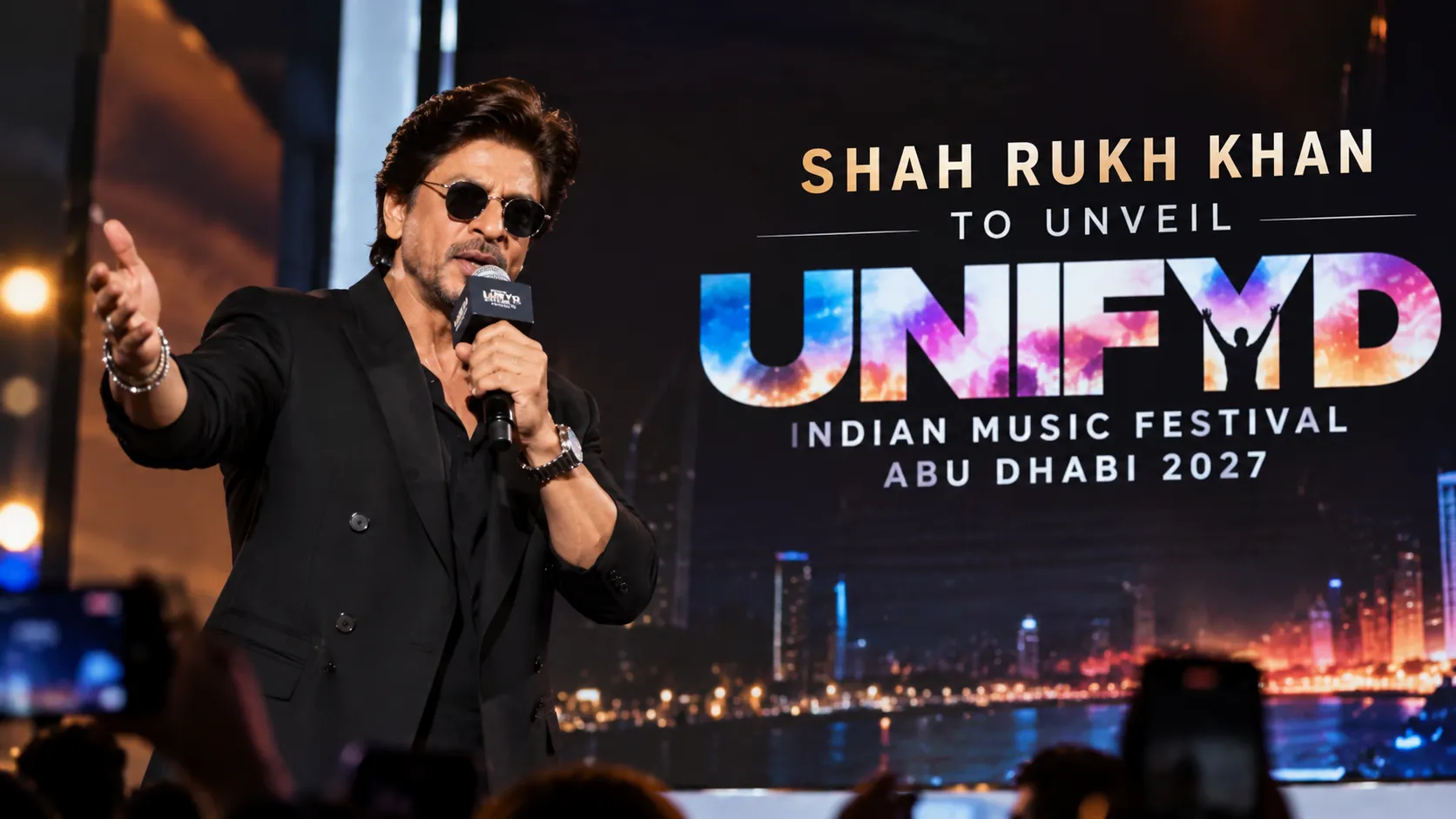 Shah Rukh Khan to Unveil Indian Music Festival UNIFYD in Abu Dhabi