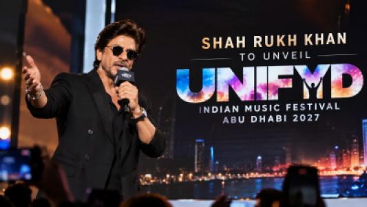 Shah Rukh Khan to Unveil Indian Music Festival UNIFYD in Abu Dhabi