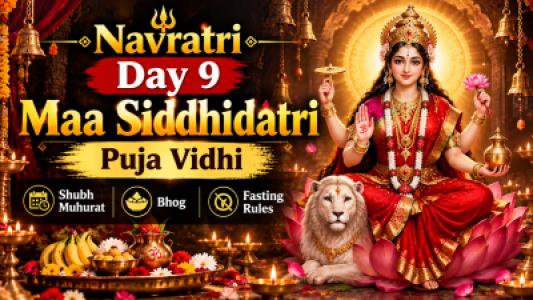 Navratri Day 9, Maa Siddhidatri Puja Vidhi, Shubh Muhurat, Bhog & Fasting Rules