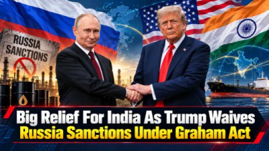 Big Relief For India As Trump Waives Russia Sanctions Under Graham Act