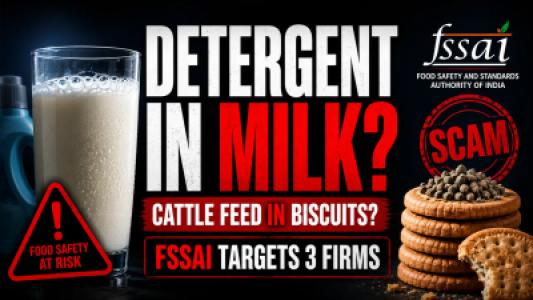 Detergent in Milk, Cattle Feed in Biscuits? FSSAI Targets 3 Firms