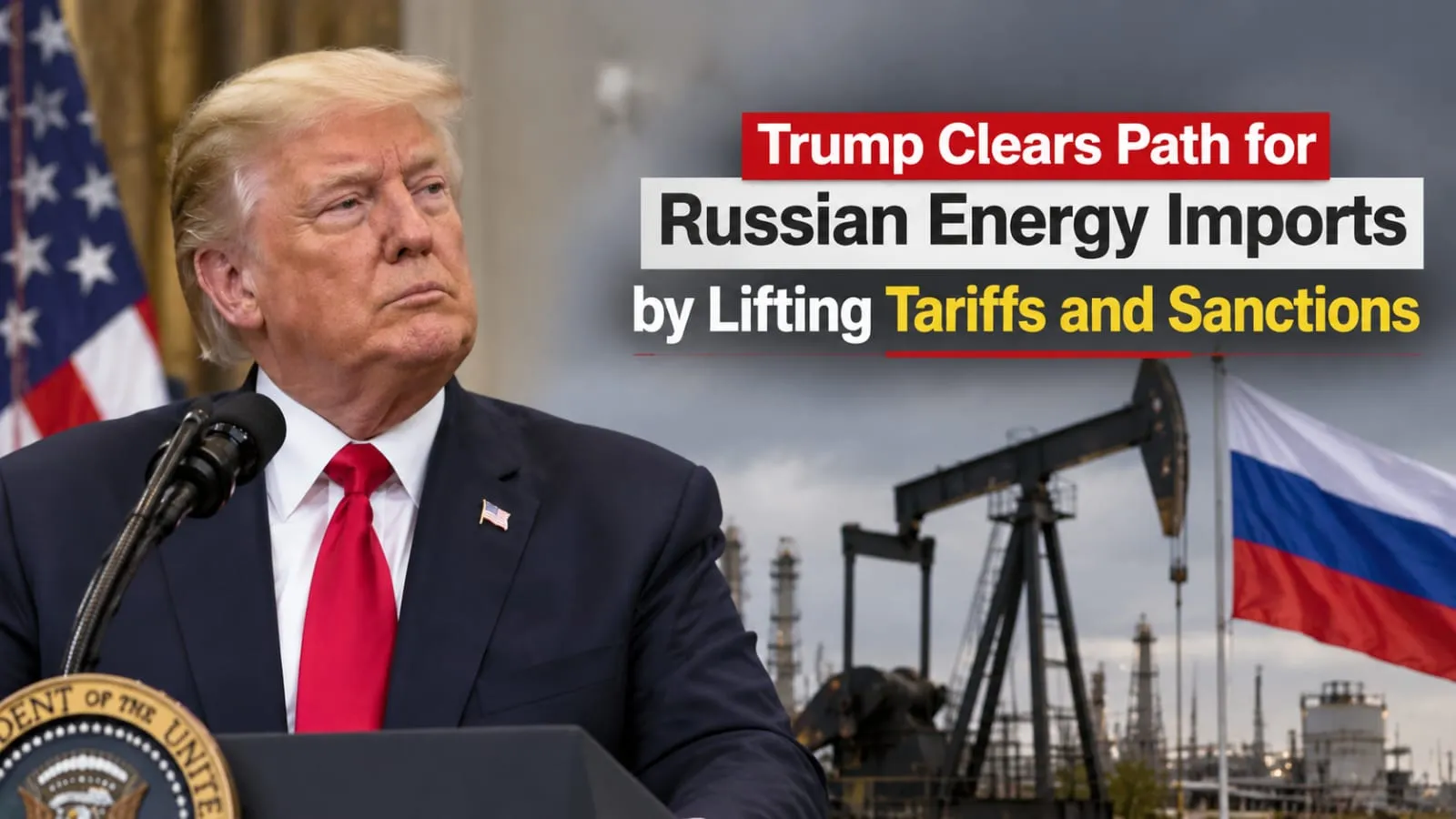Trump Clears Path for Russian Energy Imports by Lifting Tariffs and Sanctions
