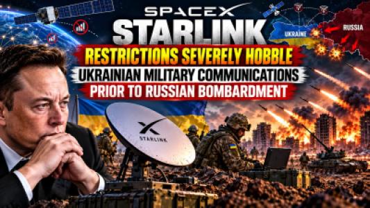 Technical Restrictions On SpaceX Starlink Hobble Ukrainian Drone Forces Hours Before Heavy Russian Bombardments