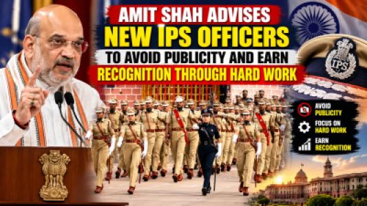 Amit Shah Advises New IPS Officers To Avoid Publicity And Earn Recognition Through Hard Work
