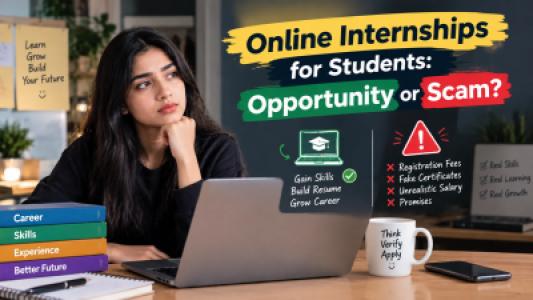 Online Internships for Students, Opportunity or Scam?
