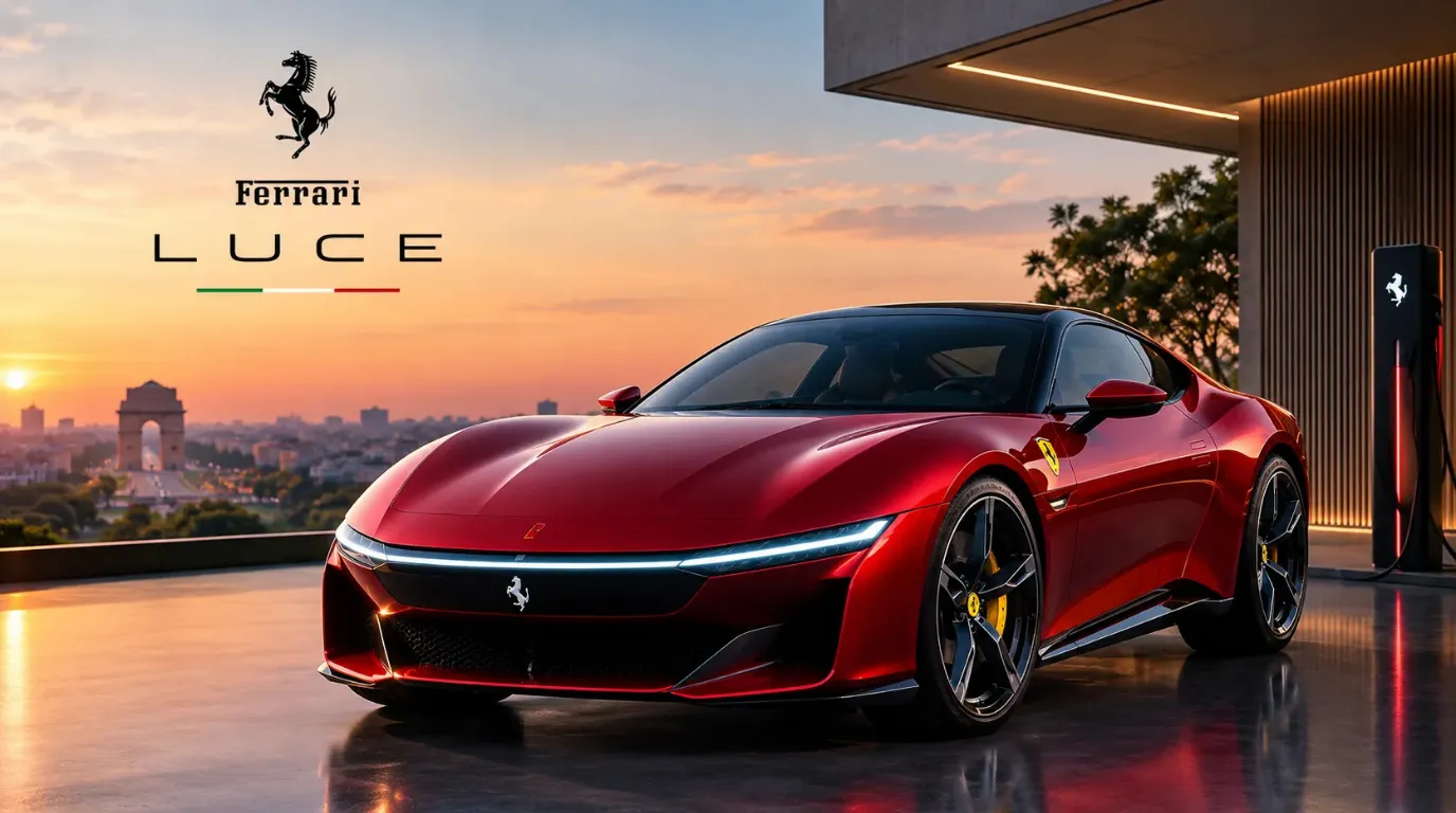 The Silent Supercar Era Begins Ferrari Unveils Luce in India