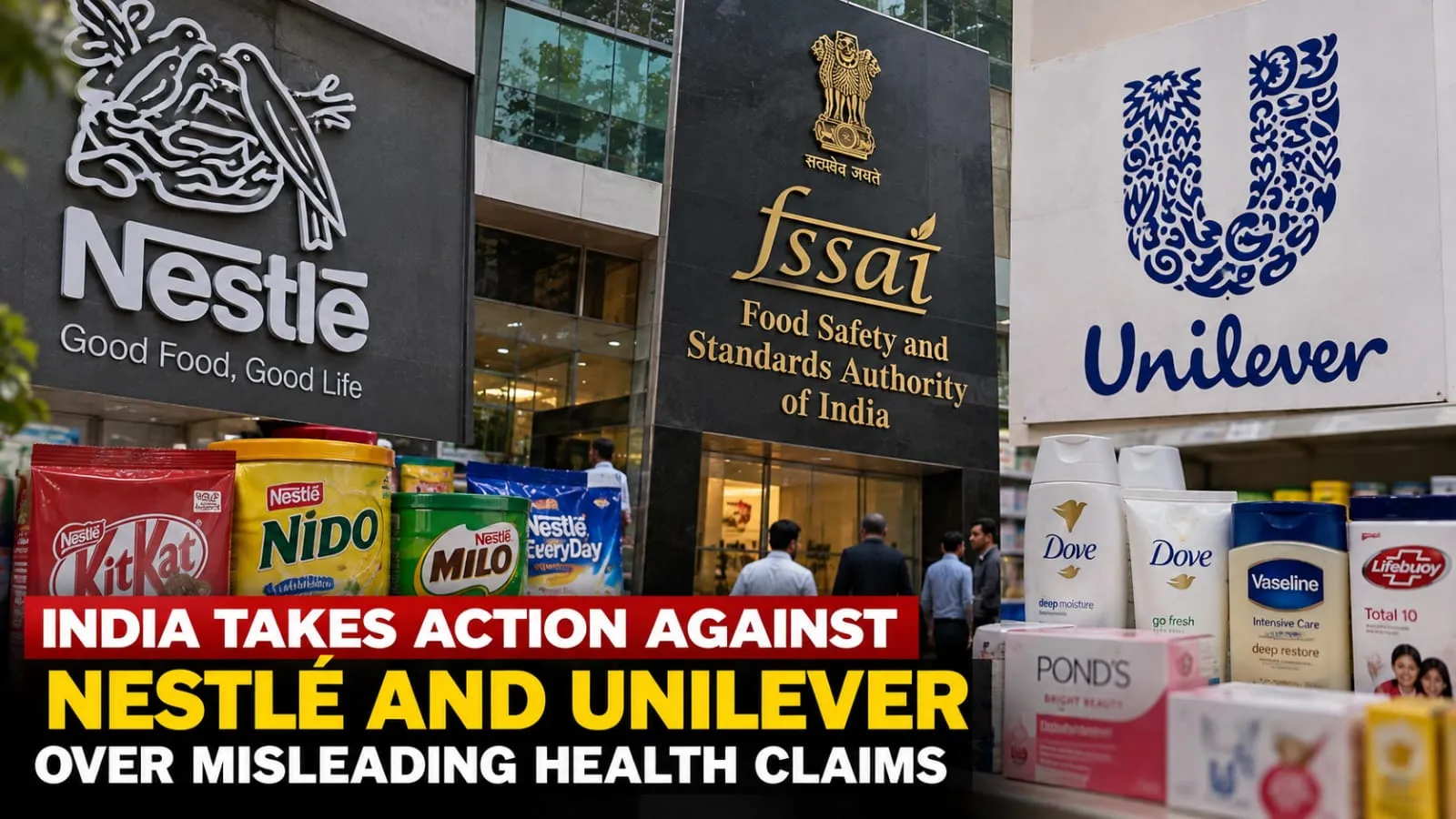 Nestle and Unilever Face Action in India Over False Health Claims