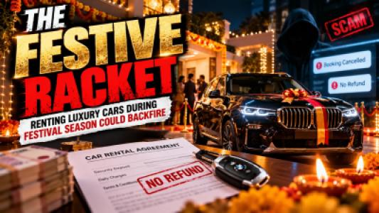 The Festive Racket, Renting Luxury Cars During Festival Season Could Backfire