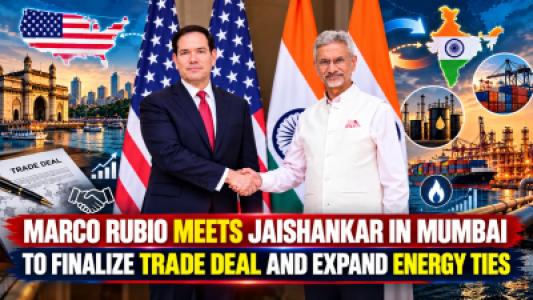 Marco Rubio Meets Jaishankar In Mumbai To Finalize Trade Deal And Expand Energy Ties