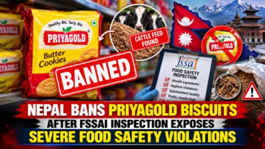 Nepal Bans Priyagold Biscuits After FSSAI Inspection Exposes Severe Food Safety Violations