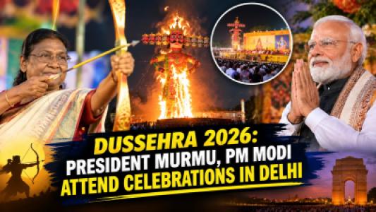 Dussehra 2026 President Murmu, PM Modi Attend Celebrations at Different Venues in Delhi