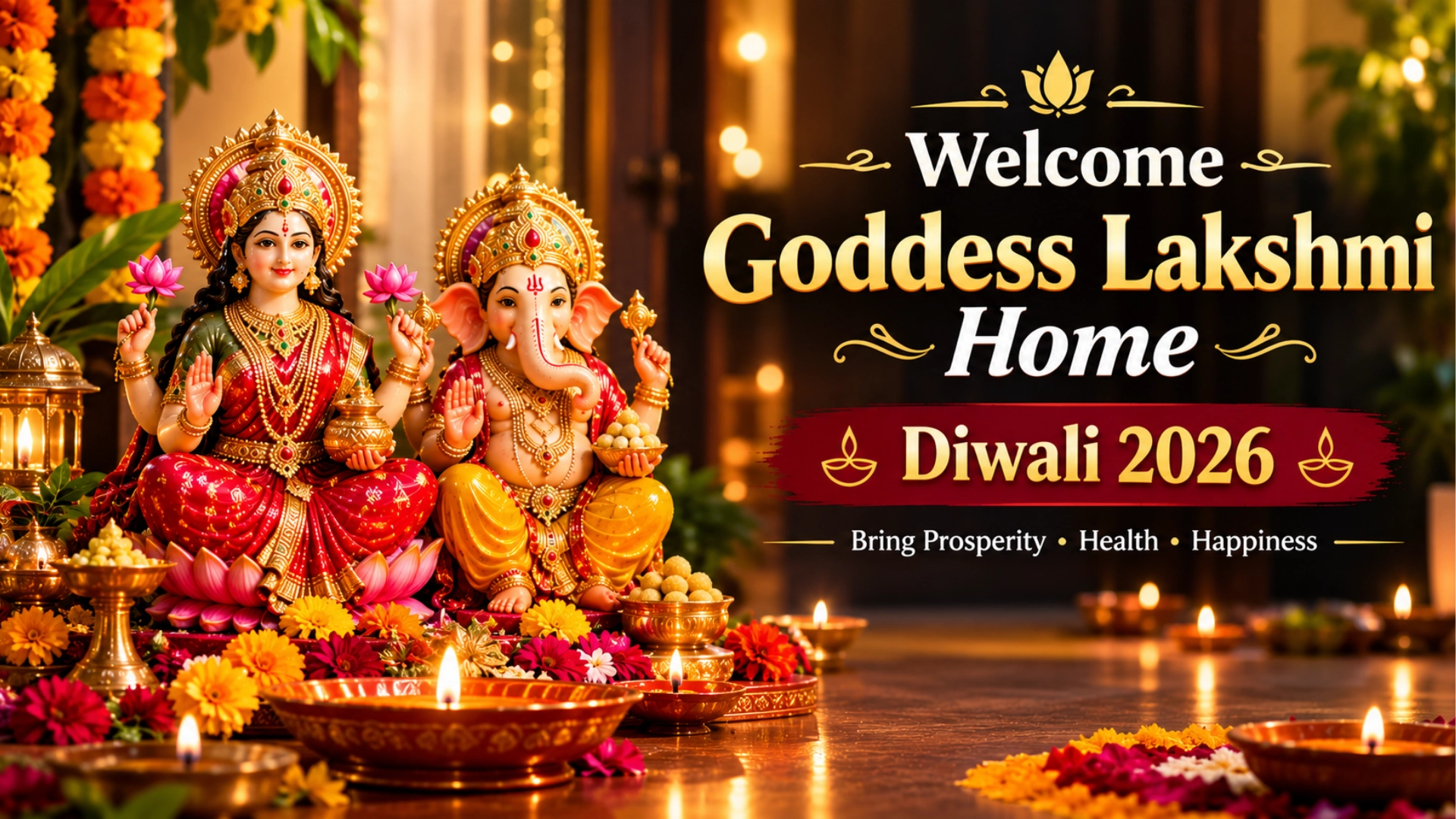 Welcome Goddess Lakshmi Home Exact City Wise Timings and Best Shubh Muhurat for Diwali 2026