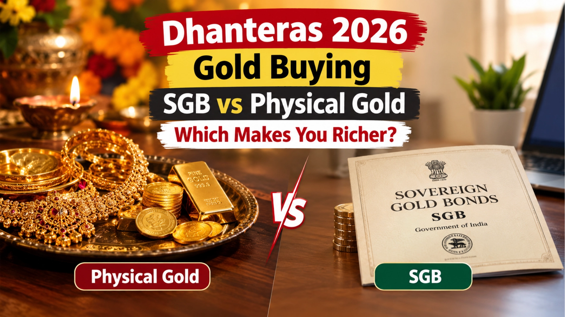 Dhanteras 2026 Gold Buying SGB vs. Physical Gold Which Makes You Richer
