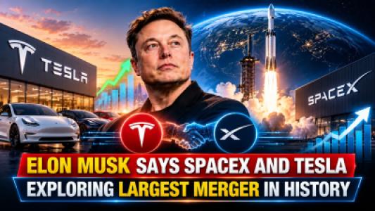 Elon Musk Confirms SpaceX And Tesla Exploring Largest Corporate Merger In History