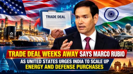 Trade Deal Weeks Away Says Marco Rubio As United States Urges India To Scale Up Energy And Defense Purchases