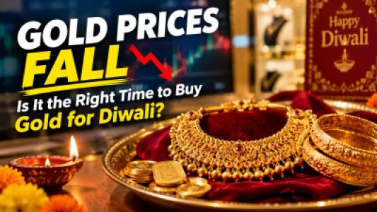 Gold Prices Fall After Record Highs Is This the Right Time to Buy Gold for Diwali?
