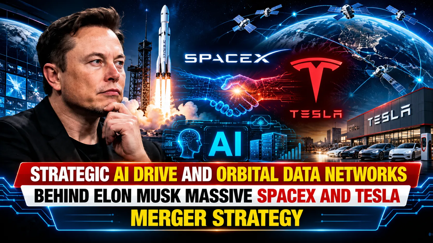 Strategic AI Drive And Orbital Data Networks Behind Elon Musk Massive SpaceX And Tesla Merger Strategy