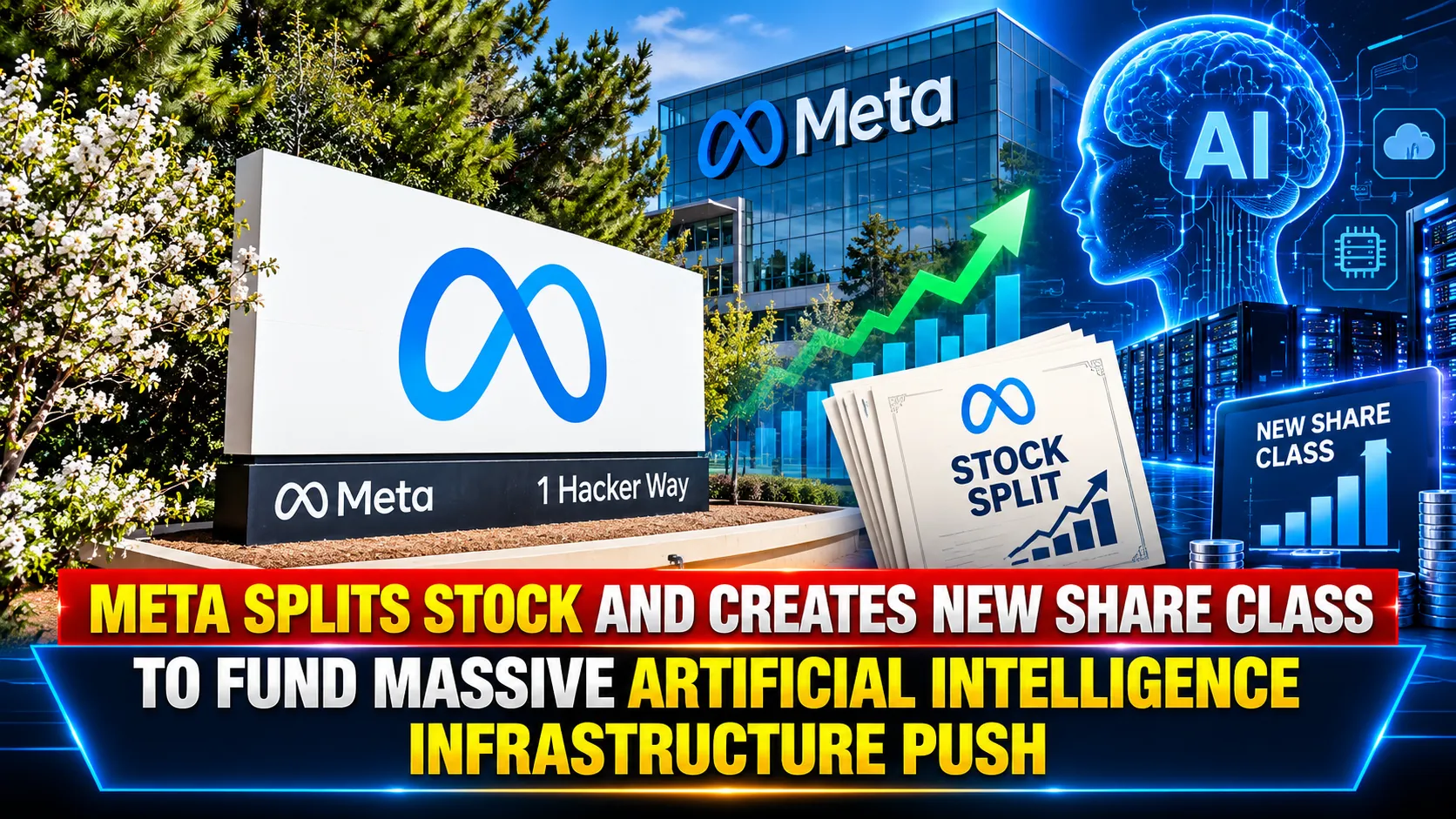 Meta Splits Stock And Creates New Share Class To Fund Massive Artificial Intelligence Infrastructure Push