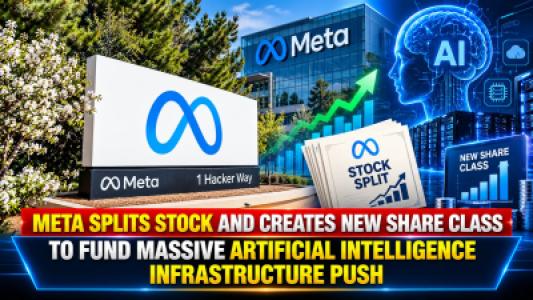 Meta Splits Stock And Creates New Share Class To Fund Massive Artificial Intelligence Infrastructure Push