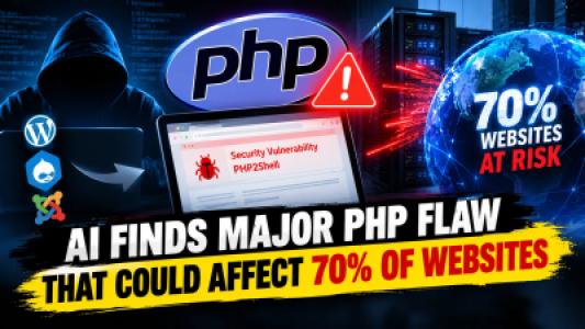 AI Discovers Major PHP Security Flaw That Could Put 70% of Websites at Risk