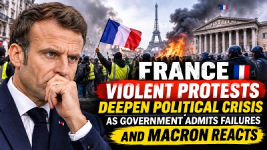 France Violent Protests Deepen Political Crisis As Government Admits Failures And Macron Reacts