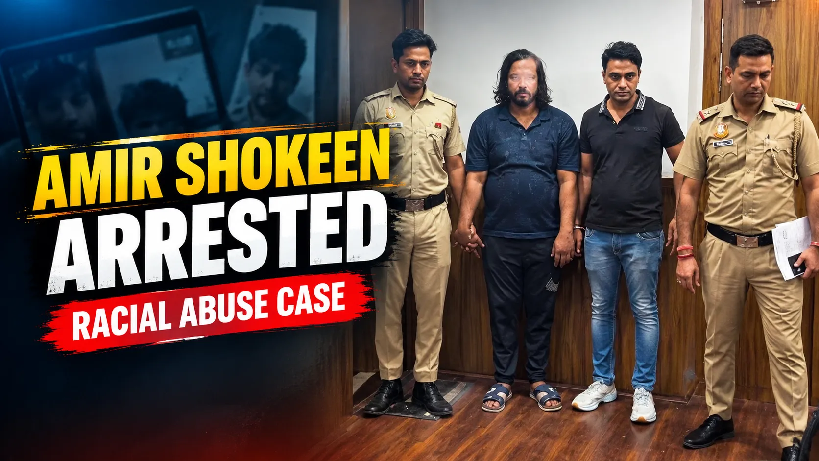 Delhi Influencer Amir Shokeen Arrested Over Alleged Racial Abuse of Tripura Youth