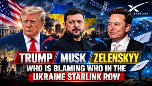 Trump, Musk, Zelenskyy, Who Is Blaming Who In The Ukraine-Starlink Row