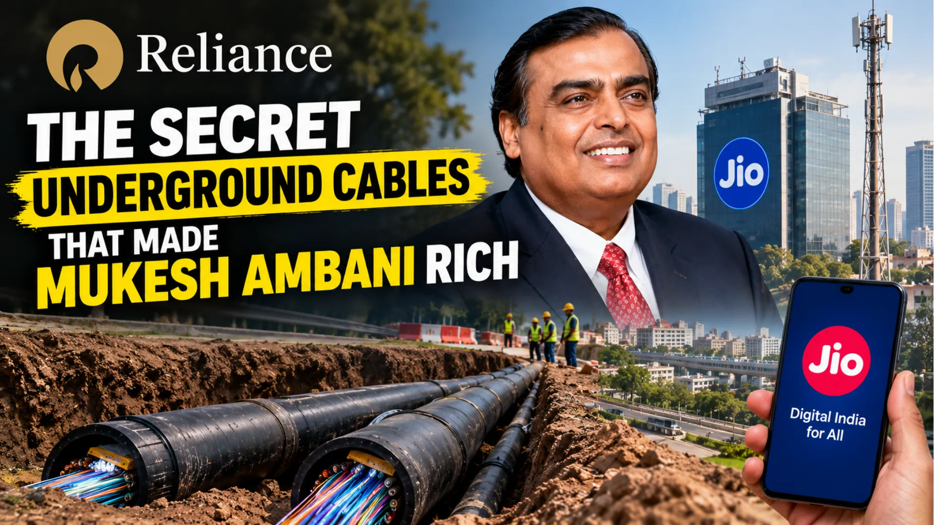 The Secret Underground Cables That Made Mukesh Ambani Rich