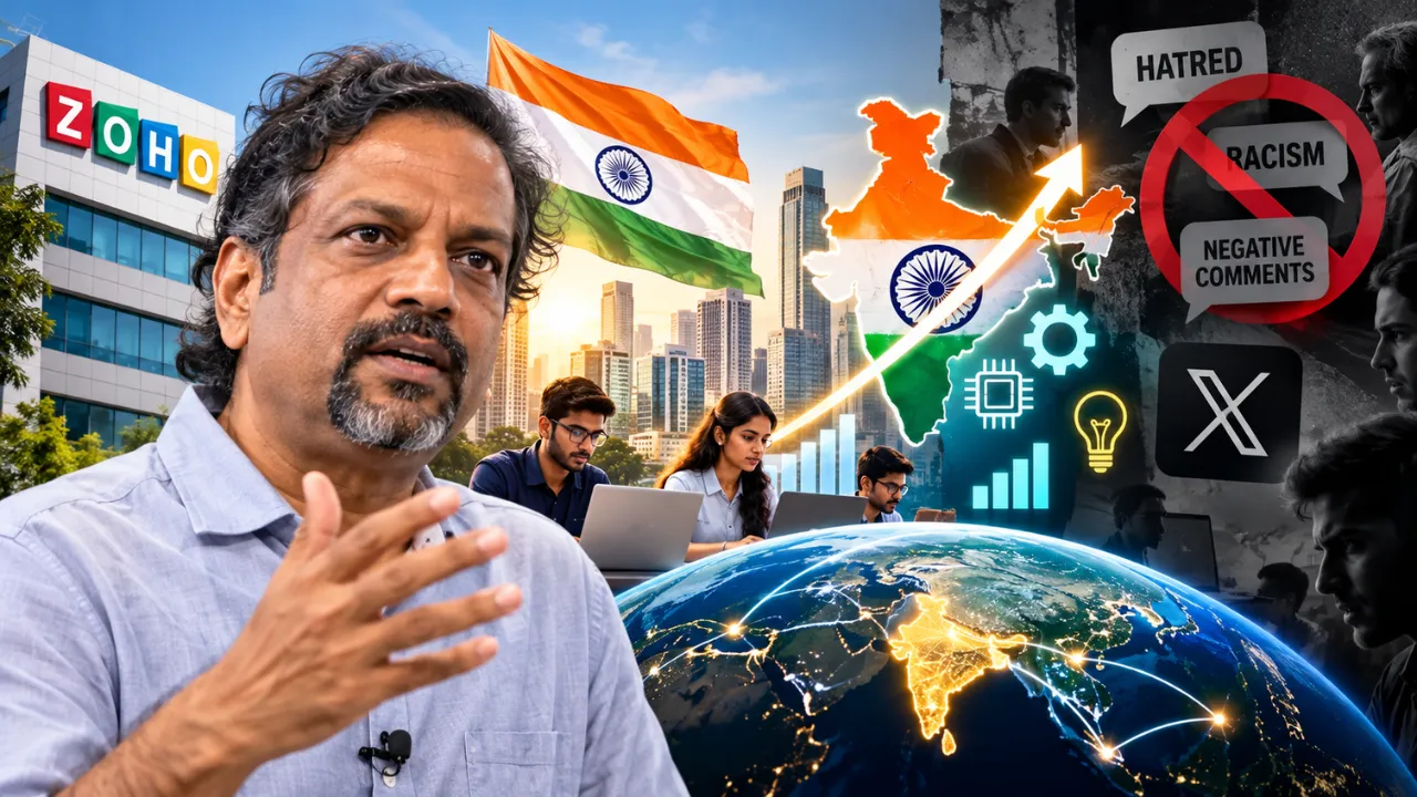 Zoho Founder Sridhar Vembu Strong Message to India - Build, Build and Build to Earn Global Respect