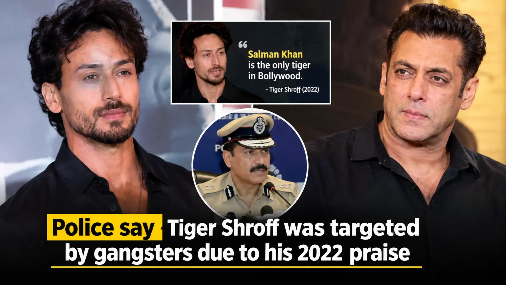 Police Uncover Reason Behind Threats to Tiger Shroff Over Salman Khan Remark