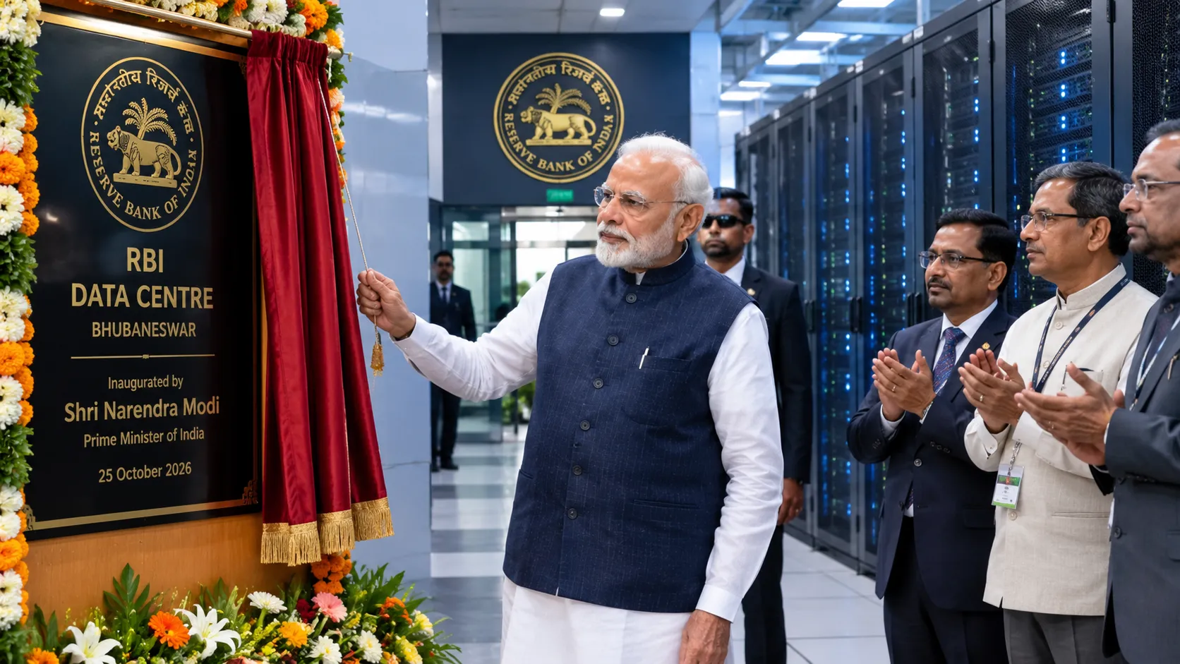 Narendra Modi Inaugurates Reserve Bank of India Data Centre in Bhubaneswar
