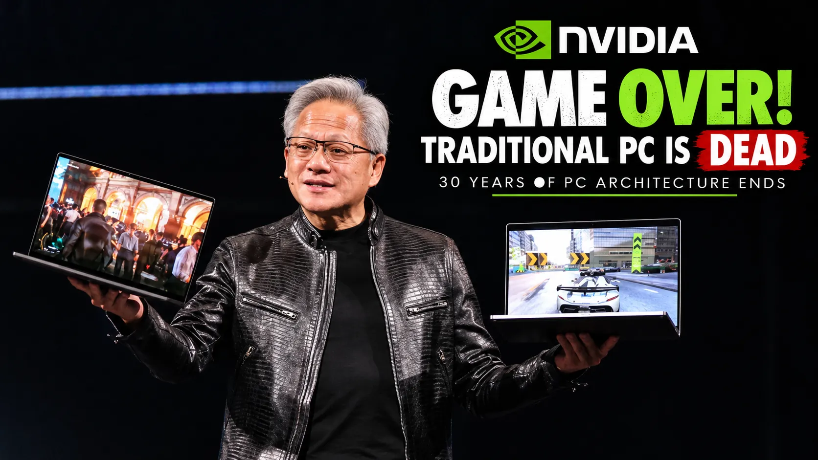 NVIDIA Declares Traditional Computer Dead, Ending 30 Years of PC Architecture