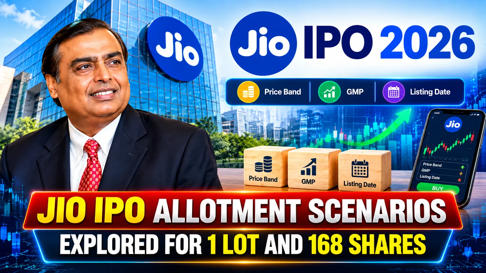 Jio IPO Allotment Scenarios Explored For 1 Lot And 168 Shares