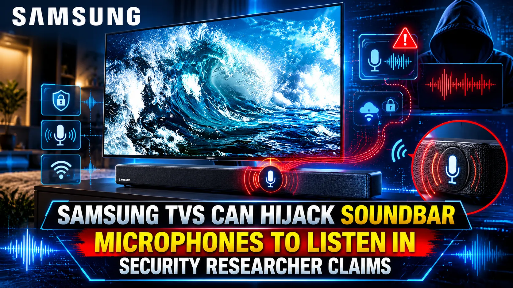 Samsung TVs Can Hijack Soundbar Microphones To Listen In Security Researcher Claims