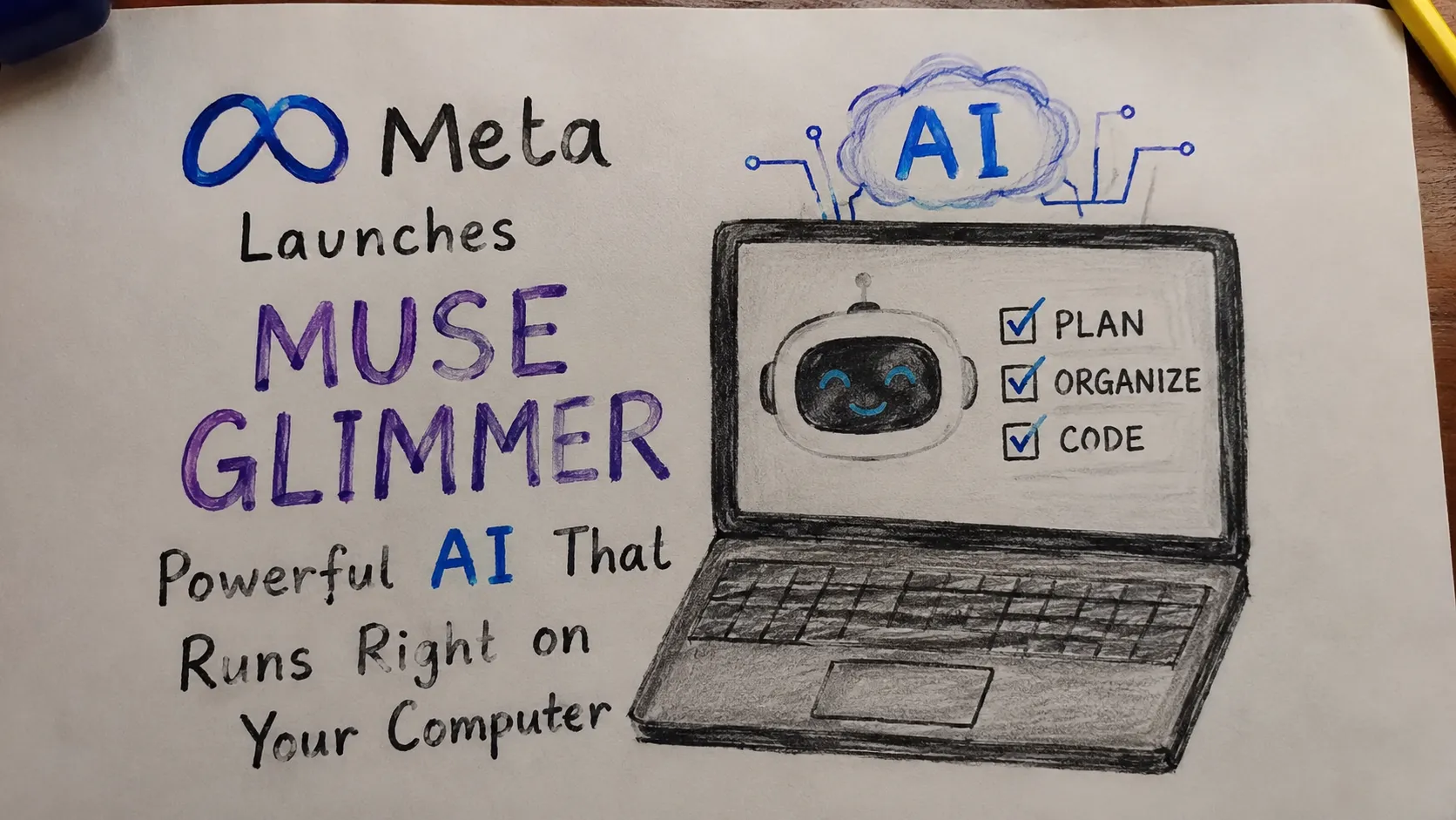 Meta Launches Muse Glimmer Powerful AI That Runs Right on Your Computer