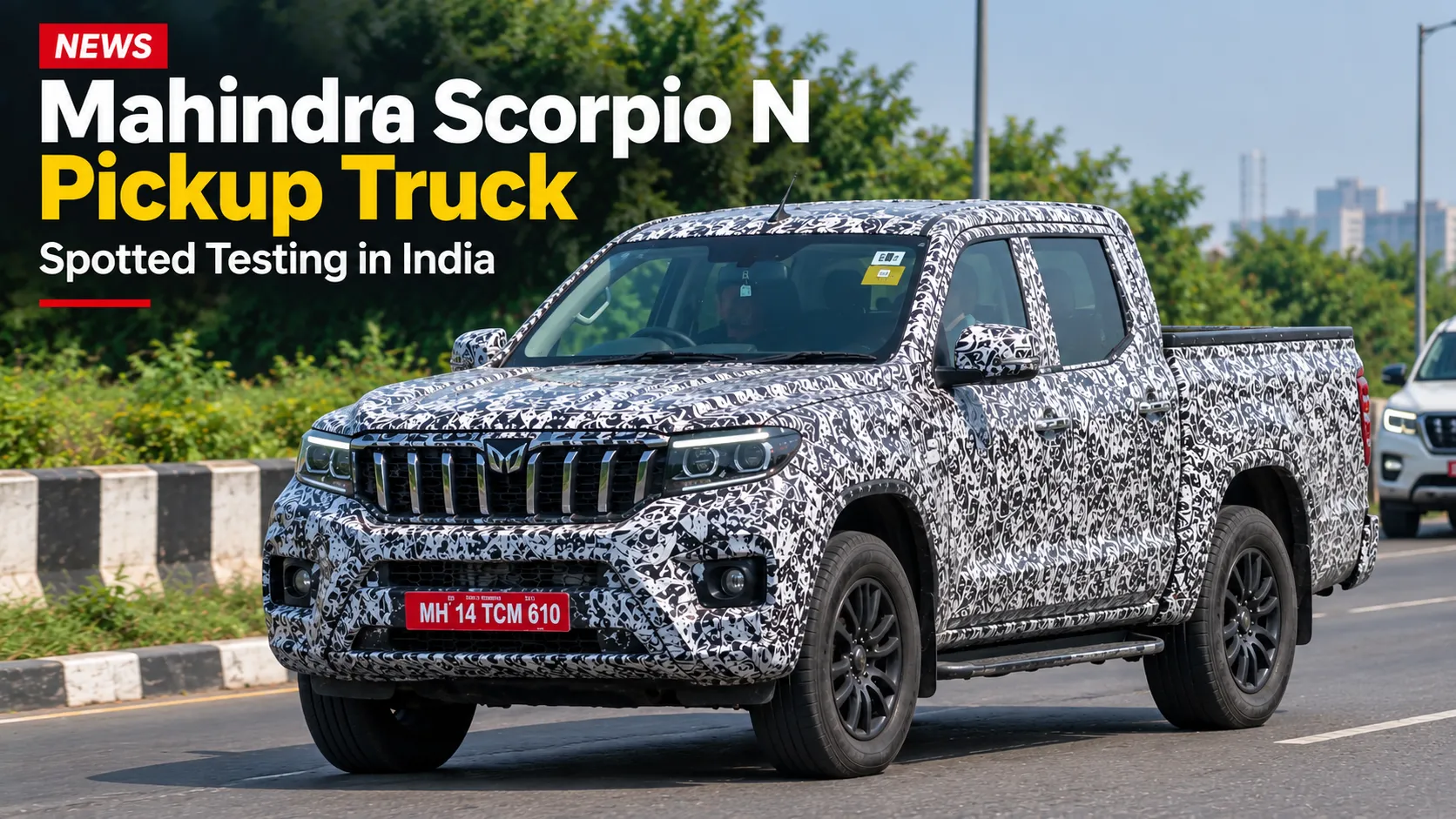Mahindra Scorpio N Pickup Truck Spotted Testing in India