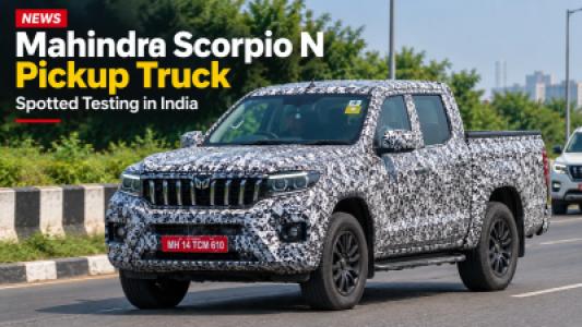 Mahindra Scorpio N Pickup Truck Spotted Testing in India