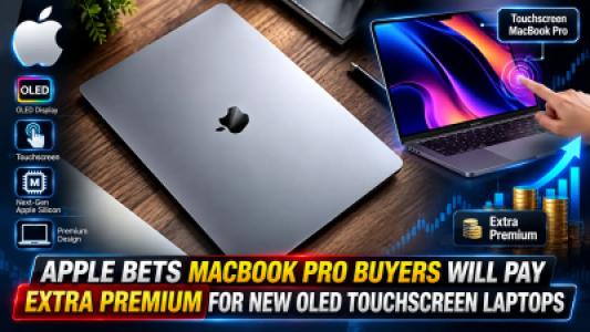 Apple Fans Will Pay Huge Money For Touchscreen MacBooks, Massive Sales Expected As OLED Touch Era Begins