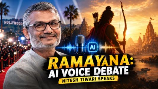 Big Debut in LA, Nitesh Tiwari Clears the Air on AI Voice Debate for Ramayana