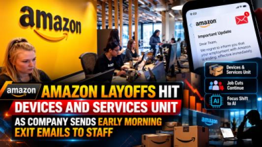 Amazon Layoffs Hit Devices And Services Unit As Company Sends Early Morning Exit Emails To Staff