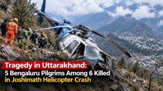 Tragedy in Uttarakhand, 5 Bengaluru Pilgrims Among 6 Killed in Joshimath Helicopter Crash