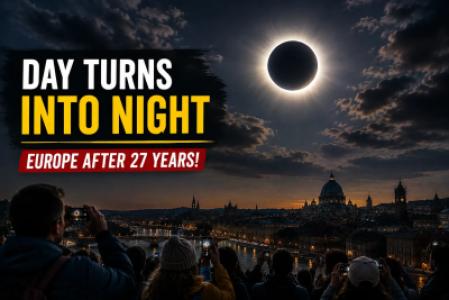 Day Turns Into Night Europe Prepares for Historic Total Solar Eclipse After 27 Years