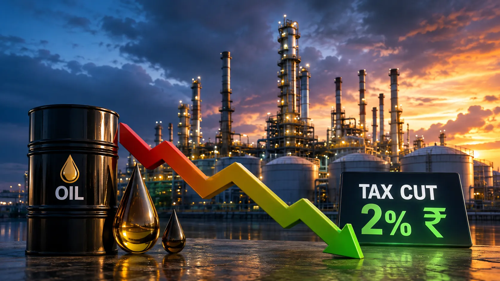 Big Relief For OIL Companies India Slashes Windfall Tax on Petrol Diesel and ATF Exports