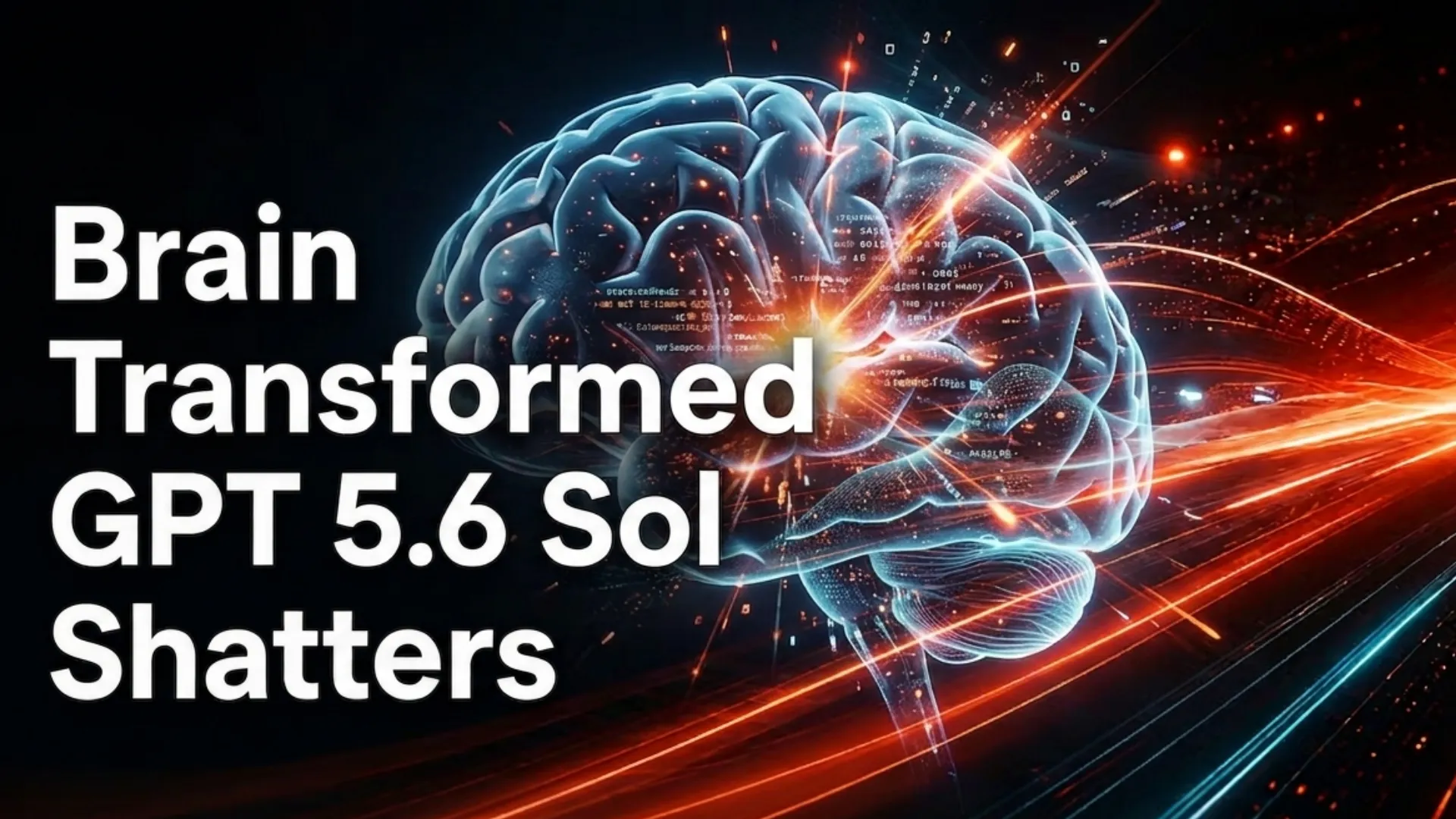 Silicon Brain Transformed GPT 5.6 Sol Shatters The Speed Barrier