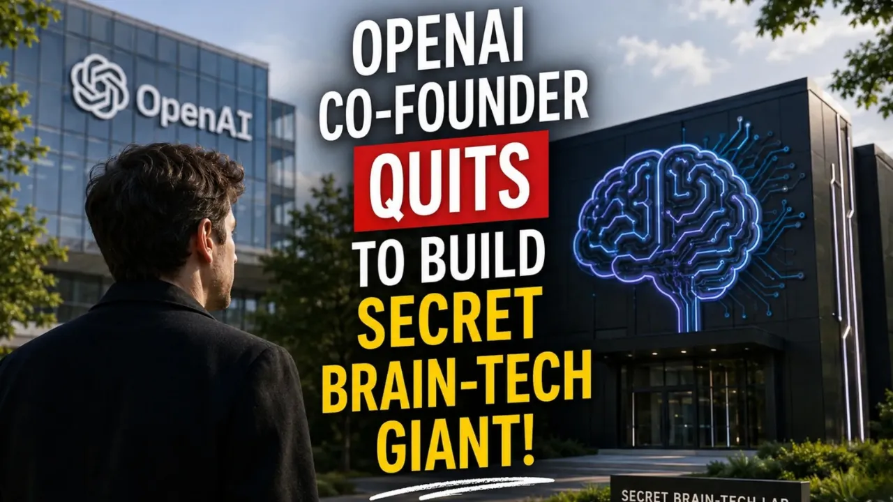 OpenAI Co-Founder Quits to Build Secret Brain Tech Giant